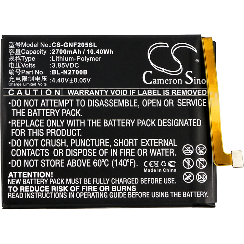 Batterier Ersätter BL-N2700B