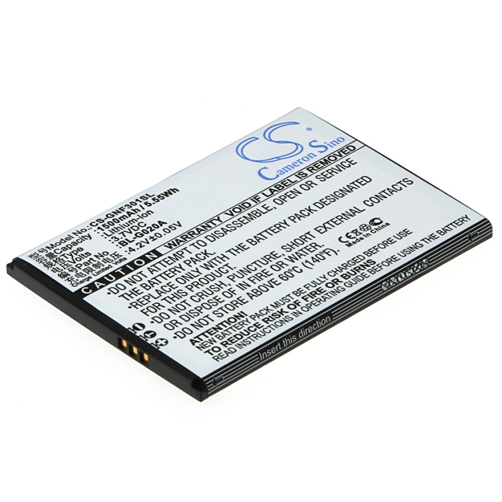 Batterier till mobiltelefoner GIONEE CS-GNF301SL