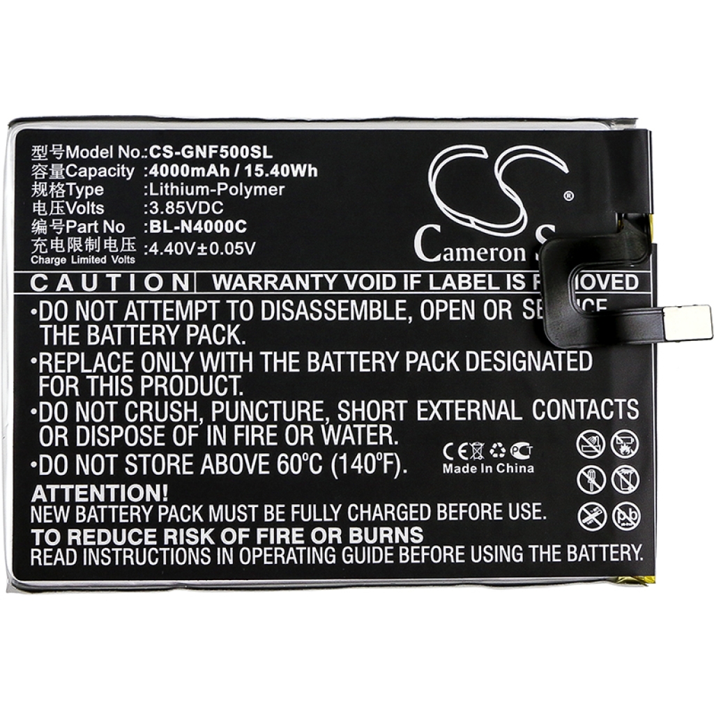 Mobile Phone Battery GIONEE CS-GNF500SL