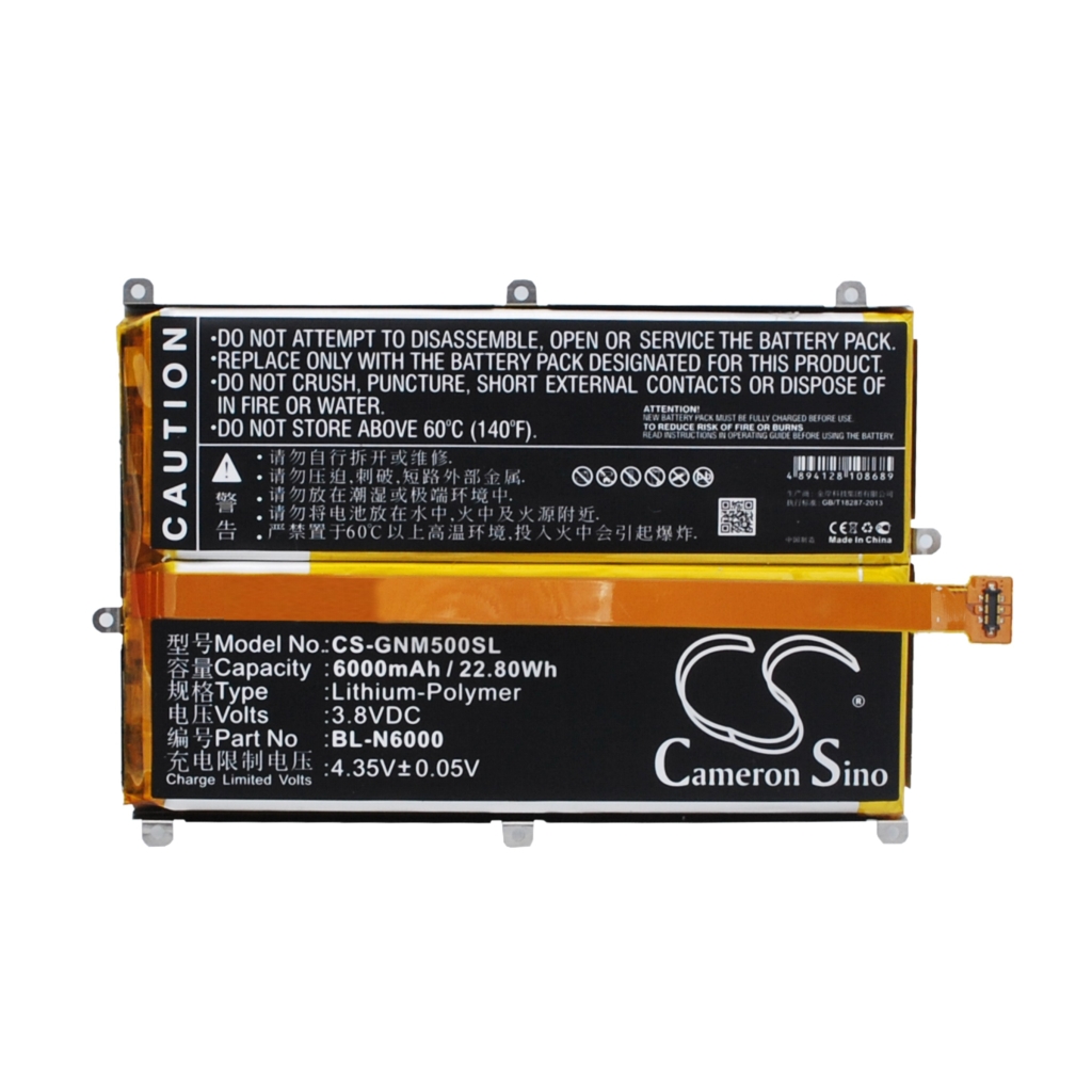 Batterier till mobiltelefoner GIONEE CS-GNM500SL