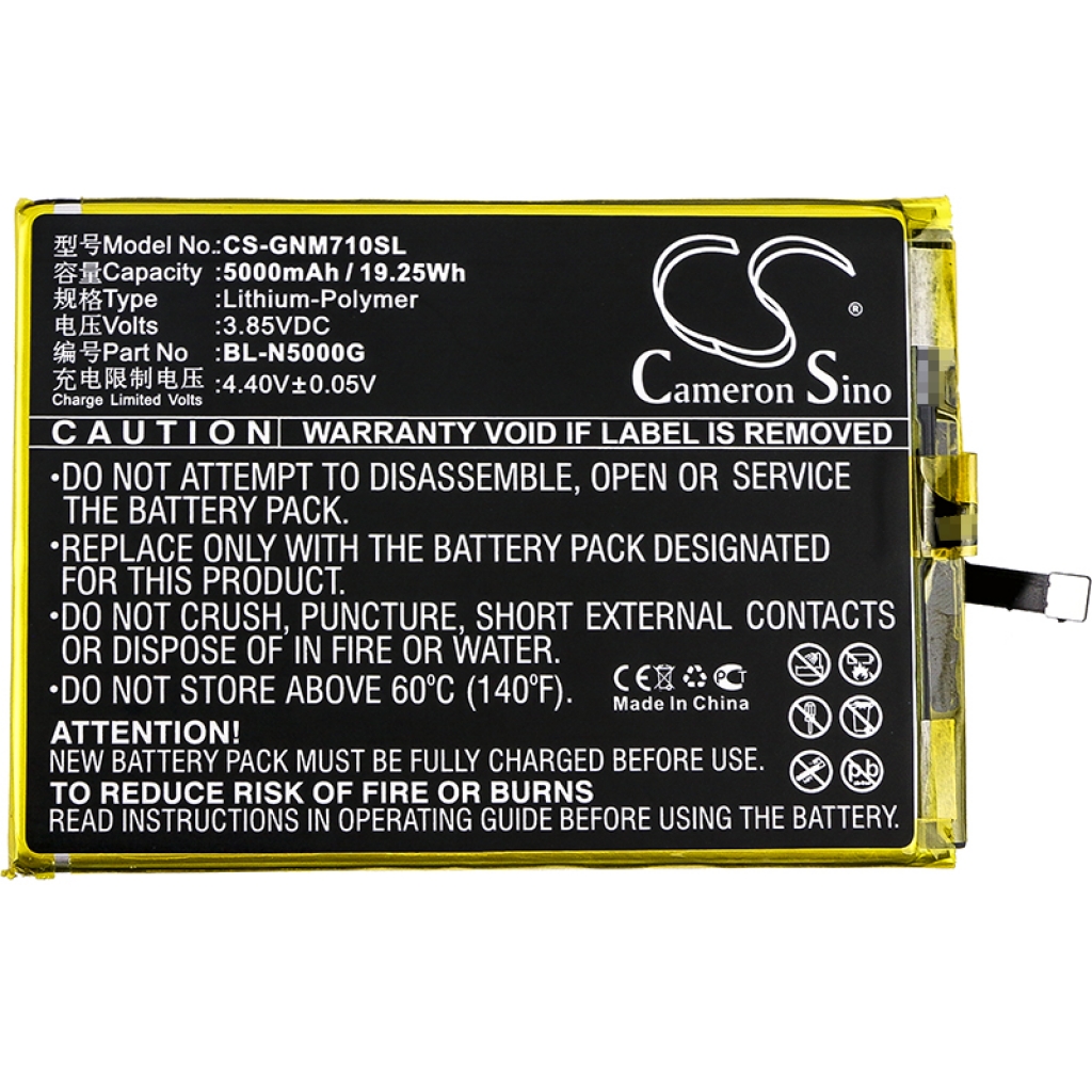 Batterier Ersätter GN5007L