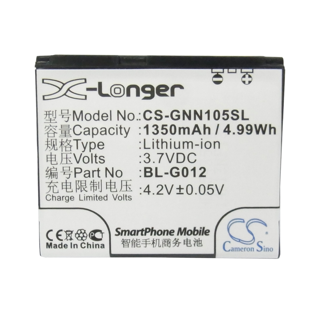 Batterier till mobiltelefoner GIONEE C900