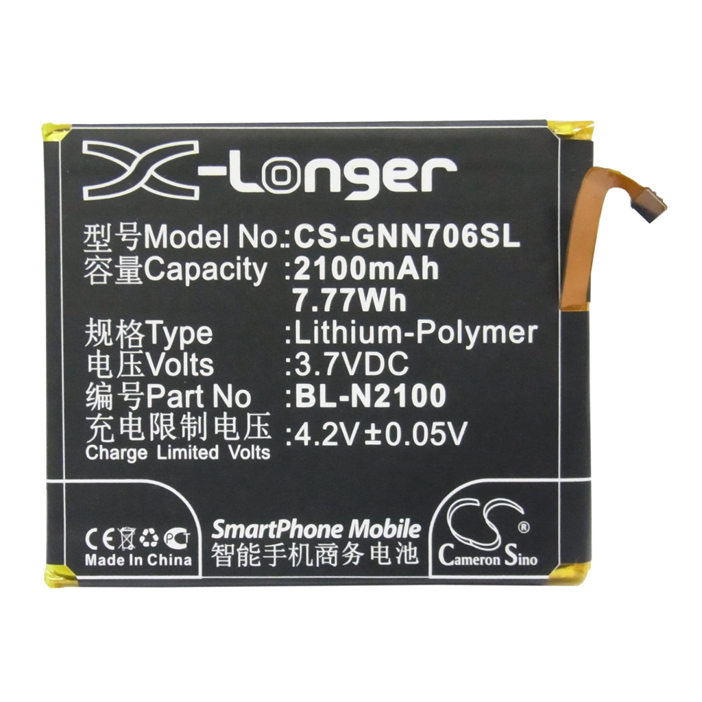 Mobile Phone Battery GIONEE CS-GNN706SL