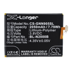 Compatible battery replacement for Fly BL-N2000B