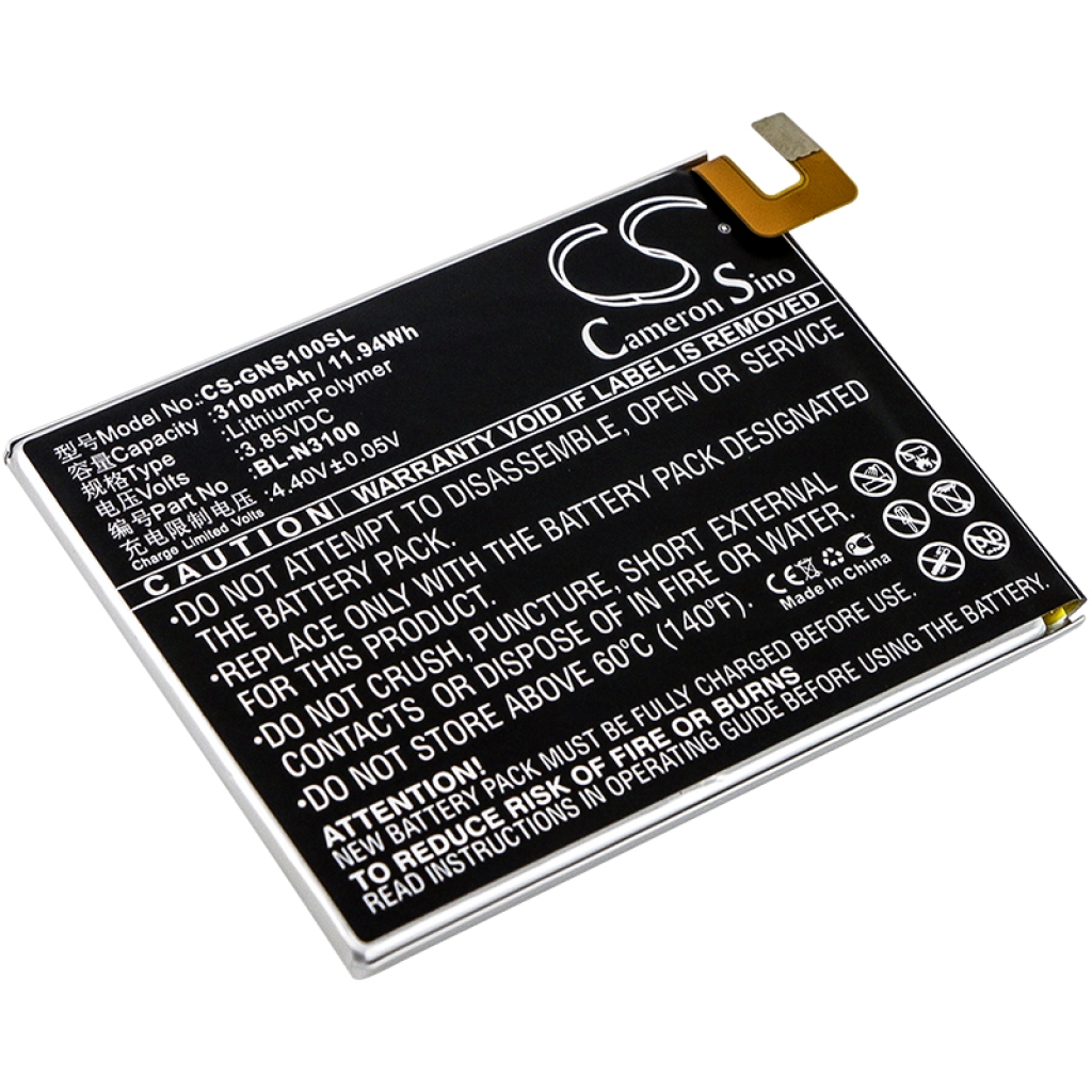 Batterier Ersätter Elife S10C