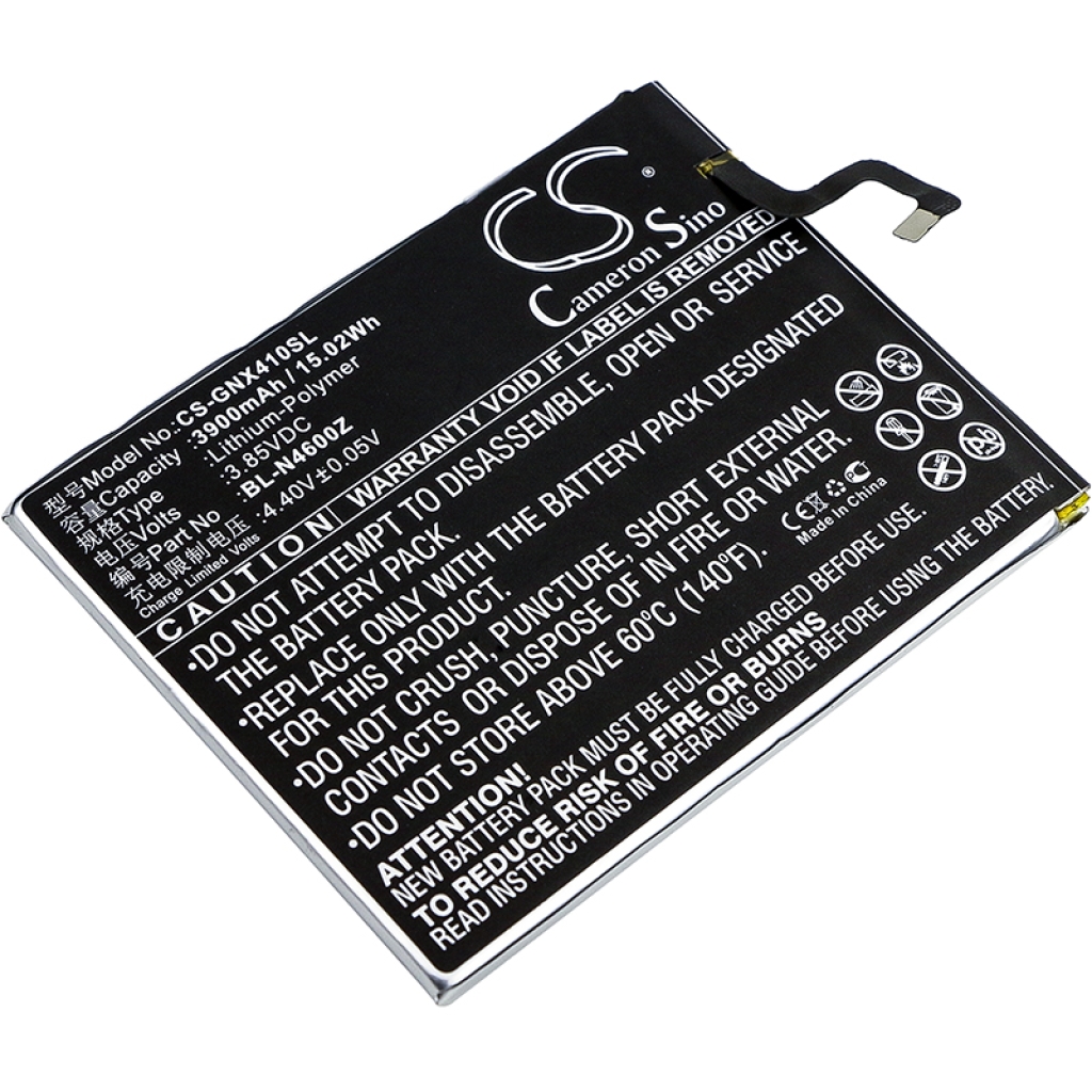 Batterier till mobiltelefoner GIONEE CS-GNX410SL