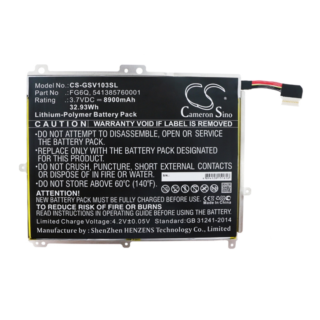 Batterier för surfplattor Gigaset CS-GSV103SL