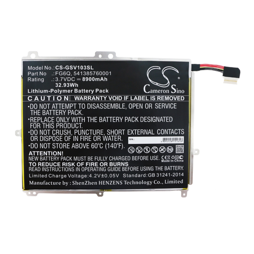 Battery Replaces 541385760001