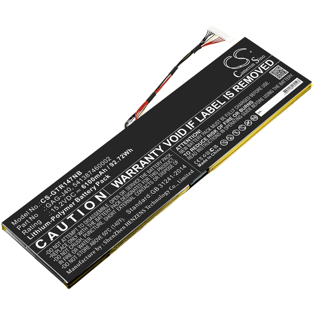 Battery Replaces 541387460002