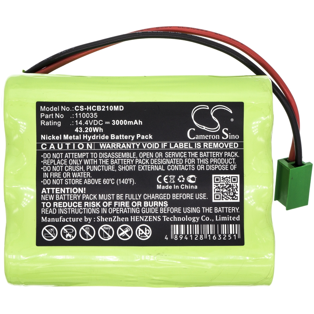 Batterier Ersätter SCB2 Defibrillator
