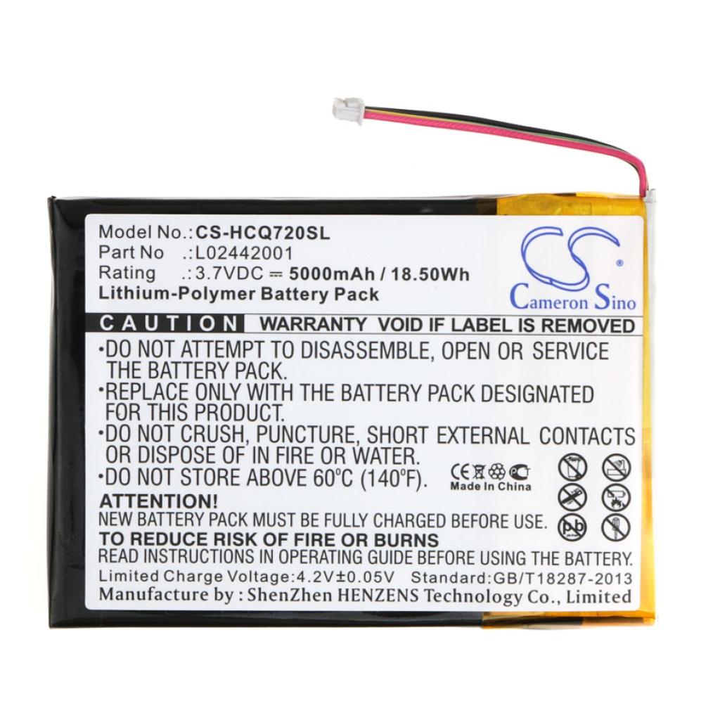 Battery Replaces L02442001