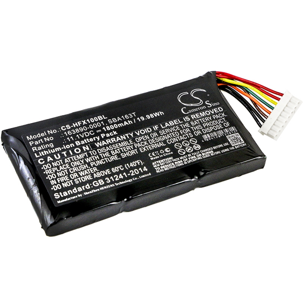 Batterier Ersätter 163890-0001B