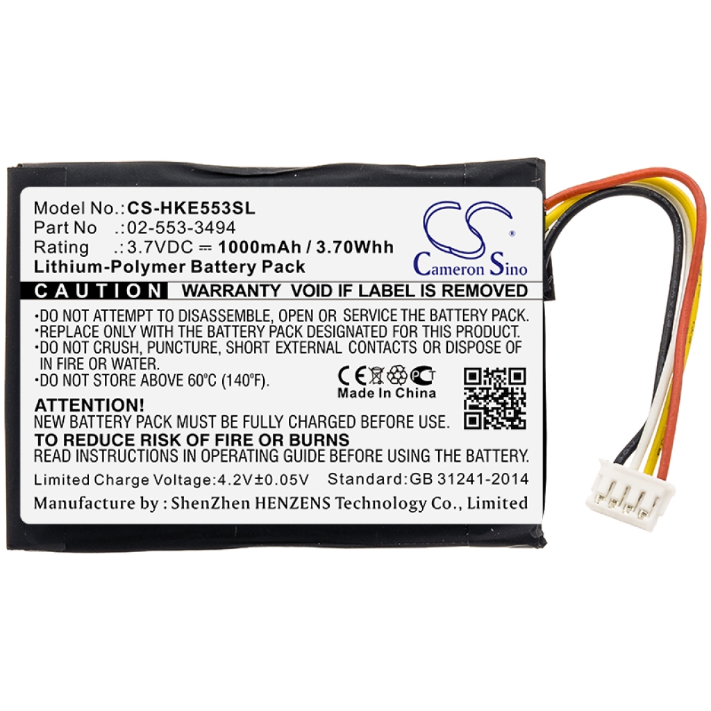 Battery Replaces 02-553-3494