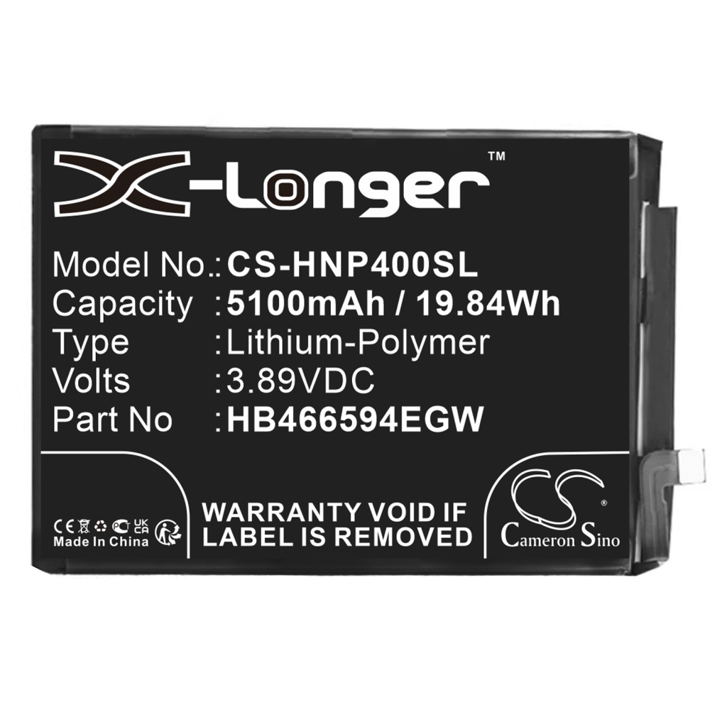Batterier till mobiltelefoner Honor CS-HNP400SL