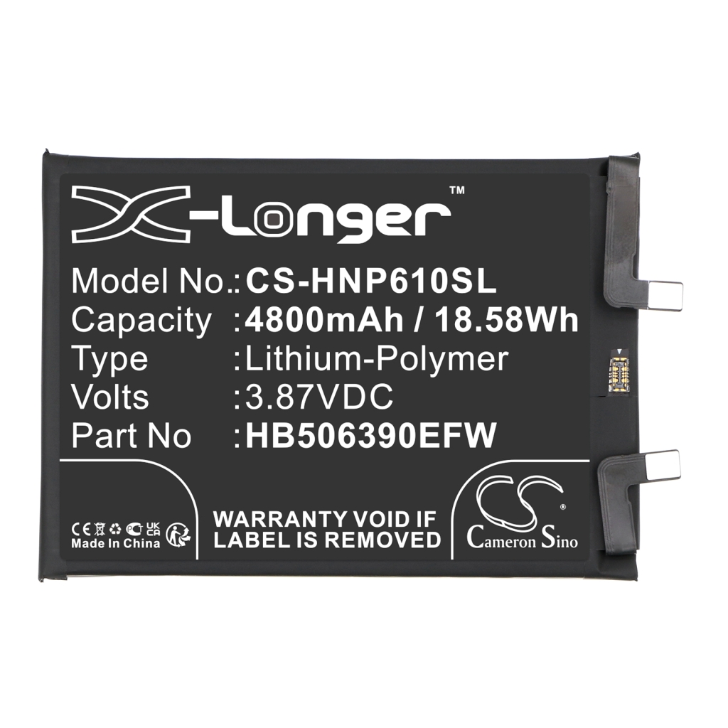Batterier till mobiltelefoner Honor CS-HNP610SL