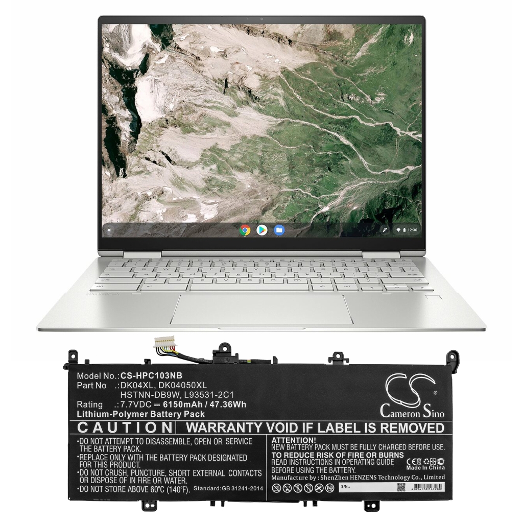 HP Chromebook X360 13c