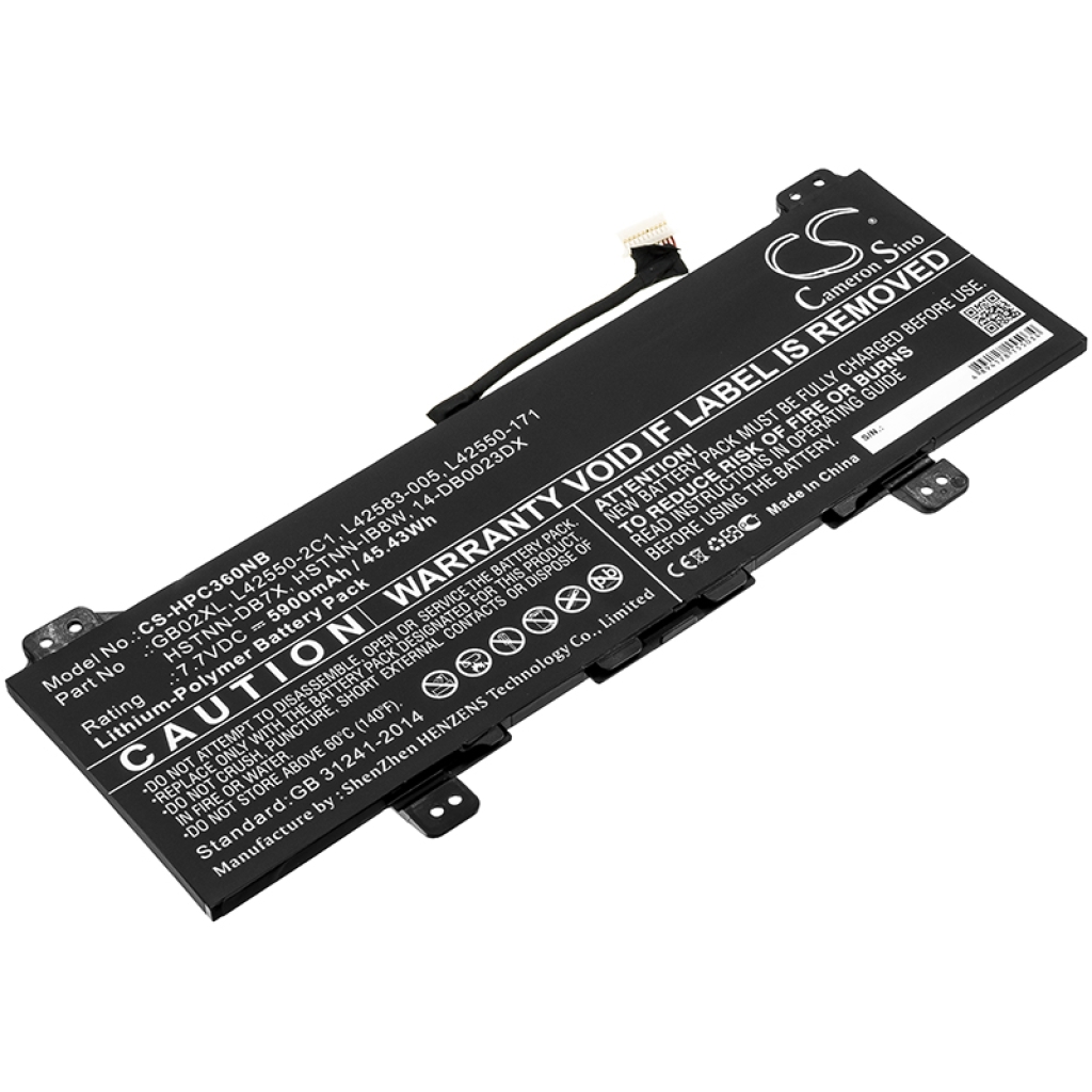 Batterier till bärbara datorer HP CS-HPC360NB