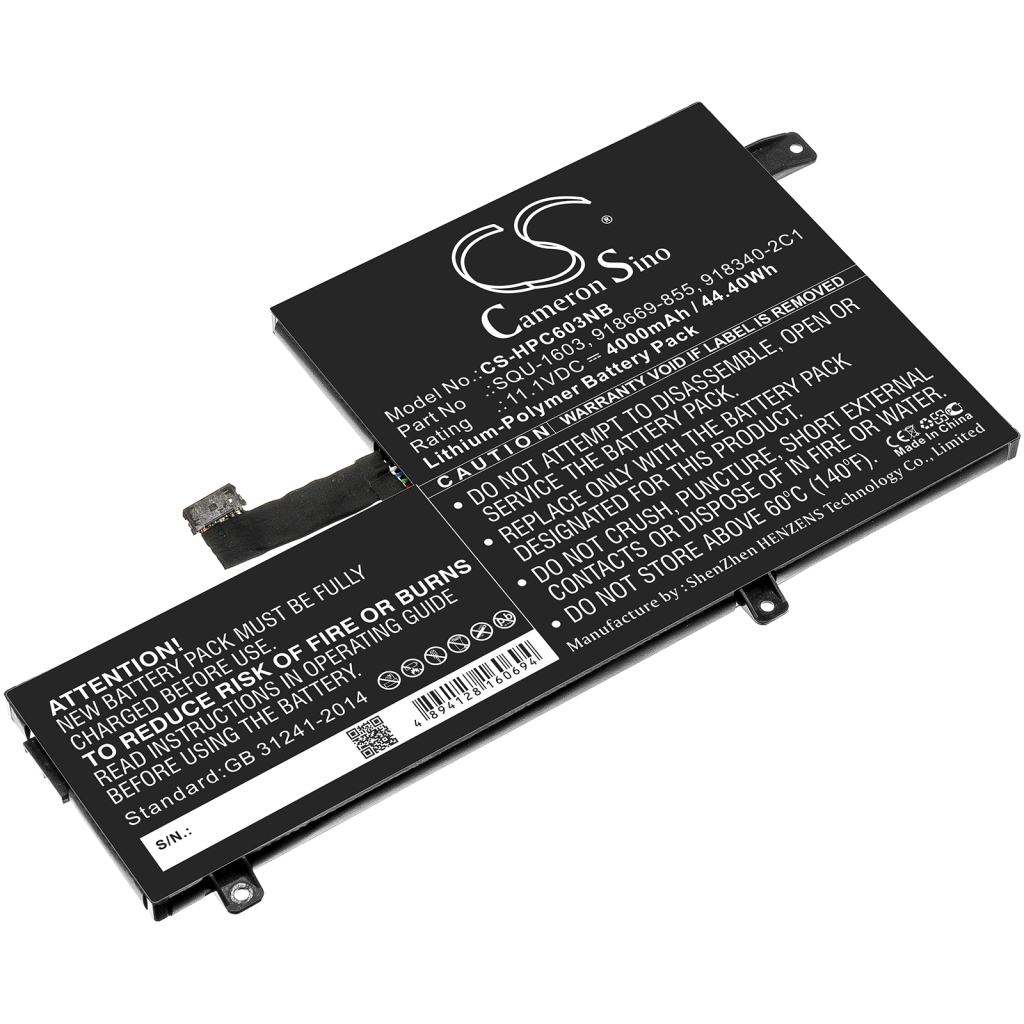 Batterier till bärbara datorer HP CS-HPC603NB