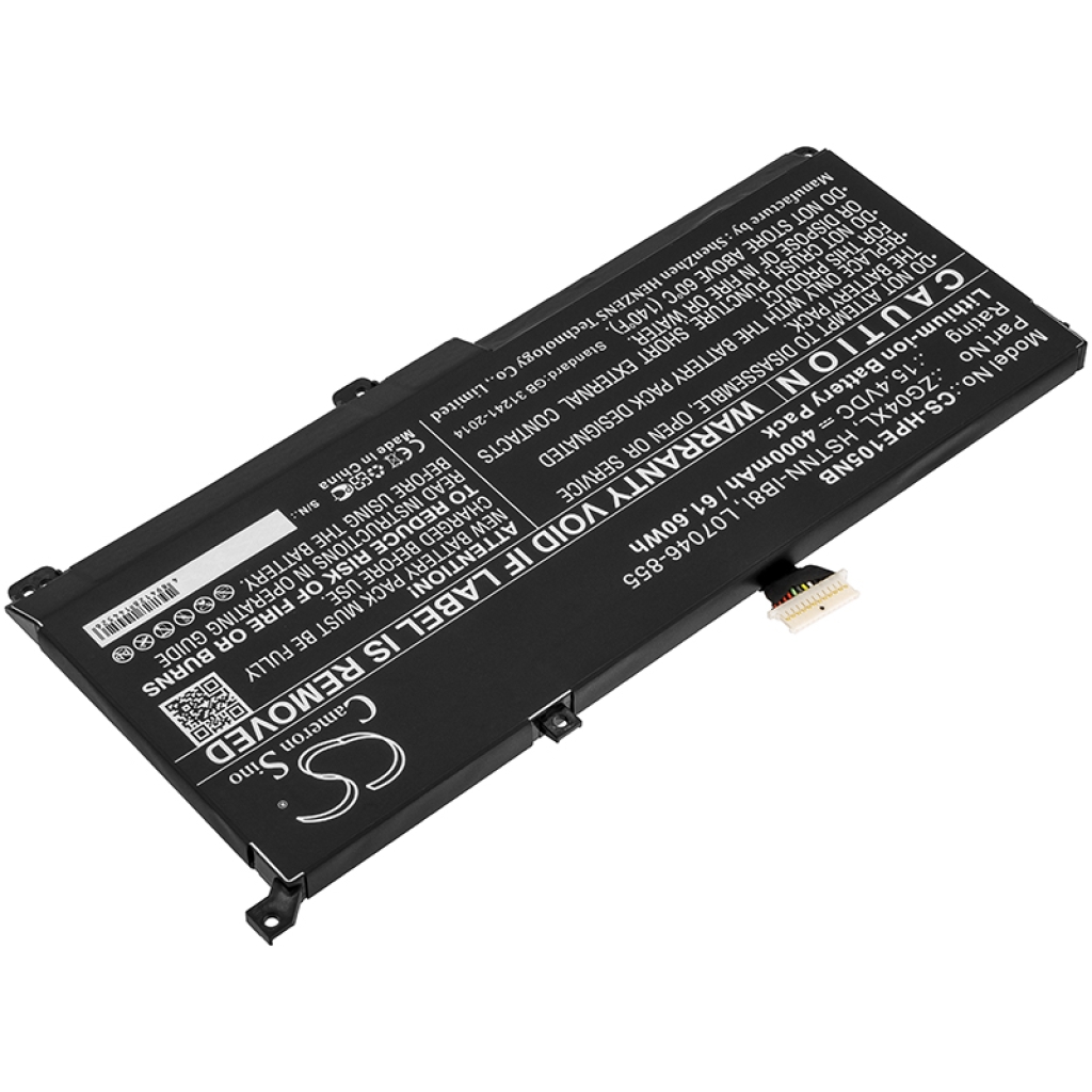 Batterier Ersätter EliteBook 1050 G1 3ZH18EA
