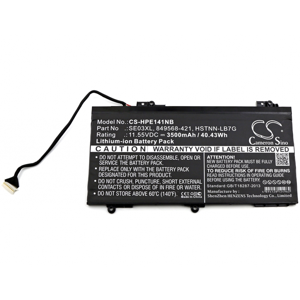 Batterier Ersätter HSTNN-LB7G