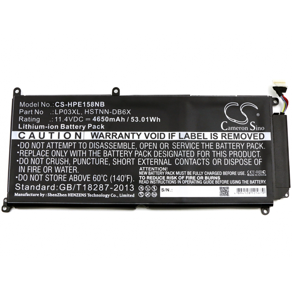 Batterier Ersätter TPN-C124
