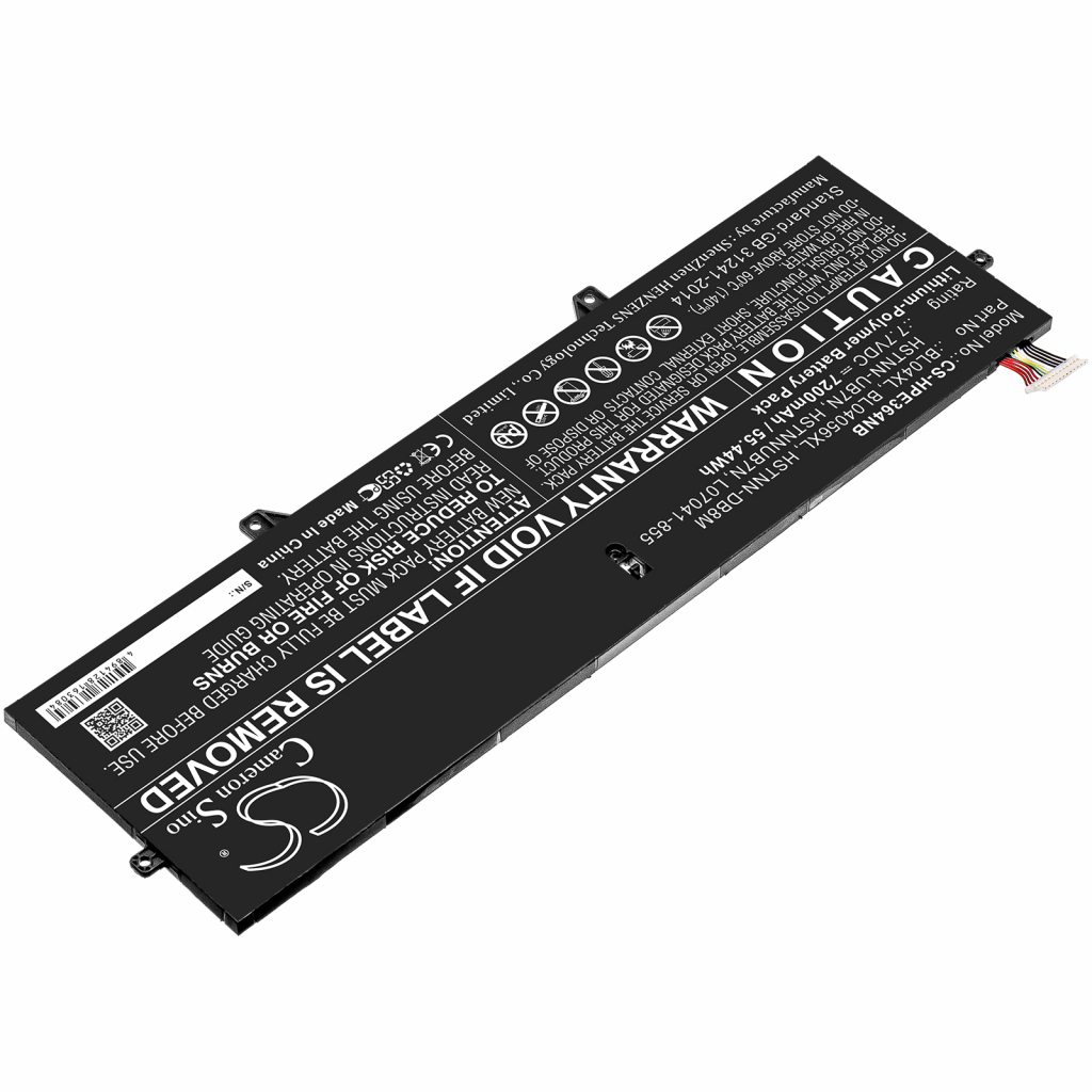 Batterier Ersätter EliteBook x360 1040 G5(5SA06LT)