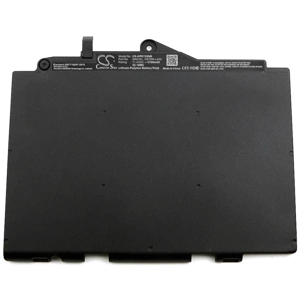 Batterier Ersätter EliteBook 820 G3 (X5N61UC)