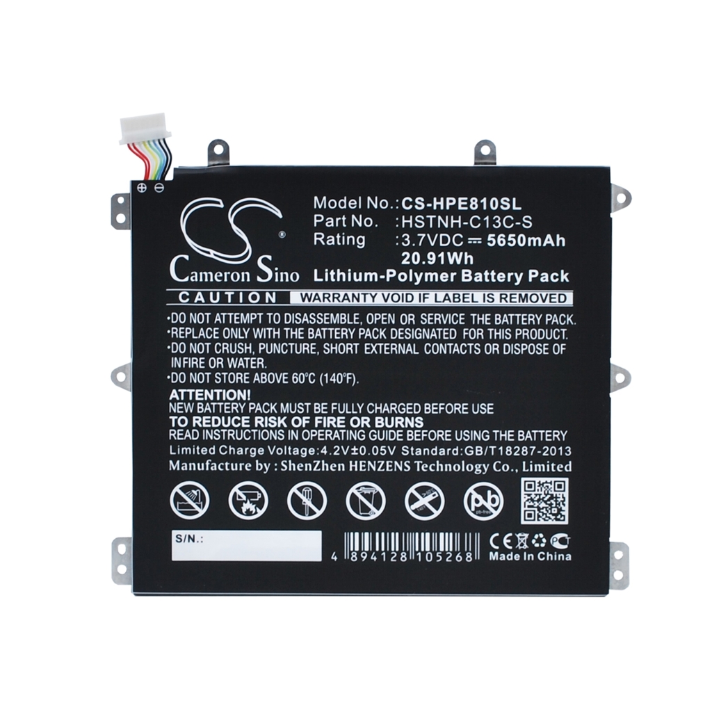 Tablet Battery HP CS-HPE810SL