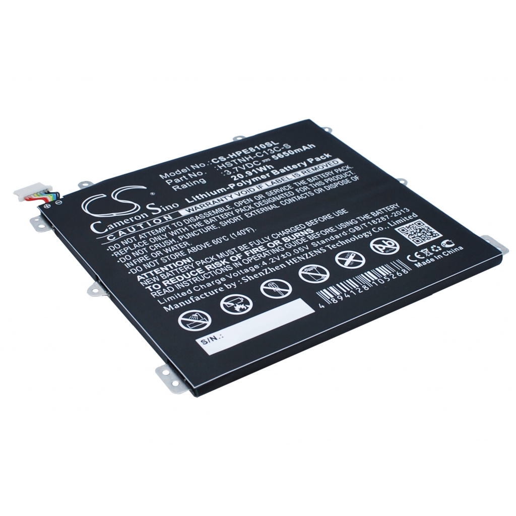 Batterier för surfplattor HP CS-HPE810SL