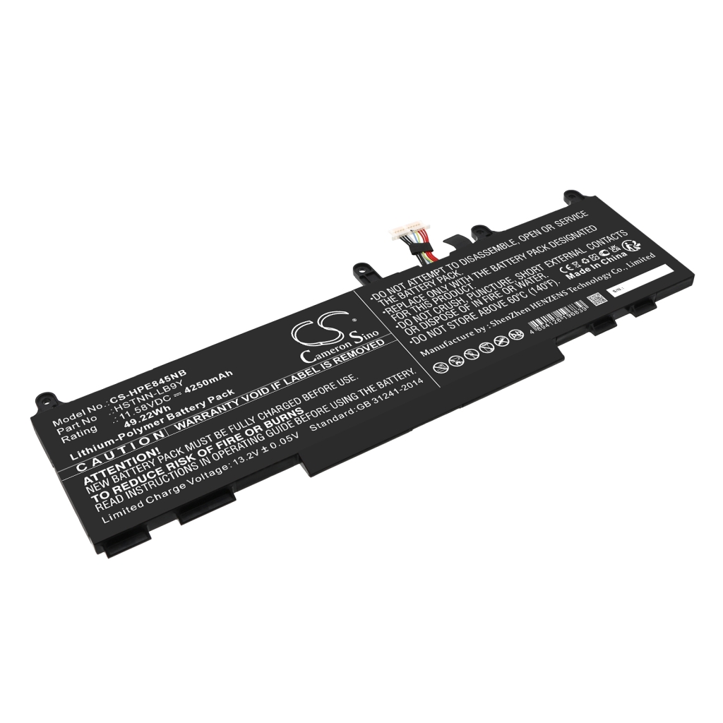 Batterier Ersätter EliteBook 835 G9 5P796EA