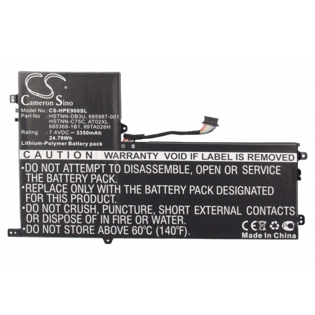 Batterier Ersätter HSTNN-DB3U