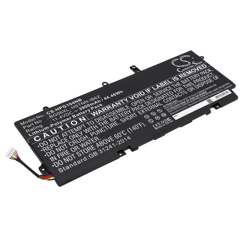 Batterier Ersätter EliteBook 1040 G3-Y0F63US