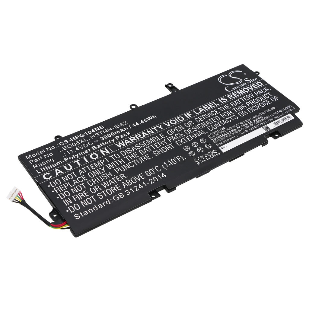 Batterier Ersätter EliteBook 1040 G3-Z1V69US