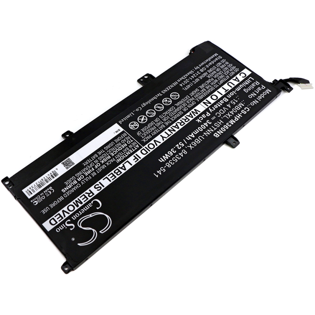 Batterier Ersätter Envy X360 15-AQ102NA