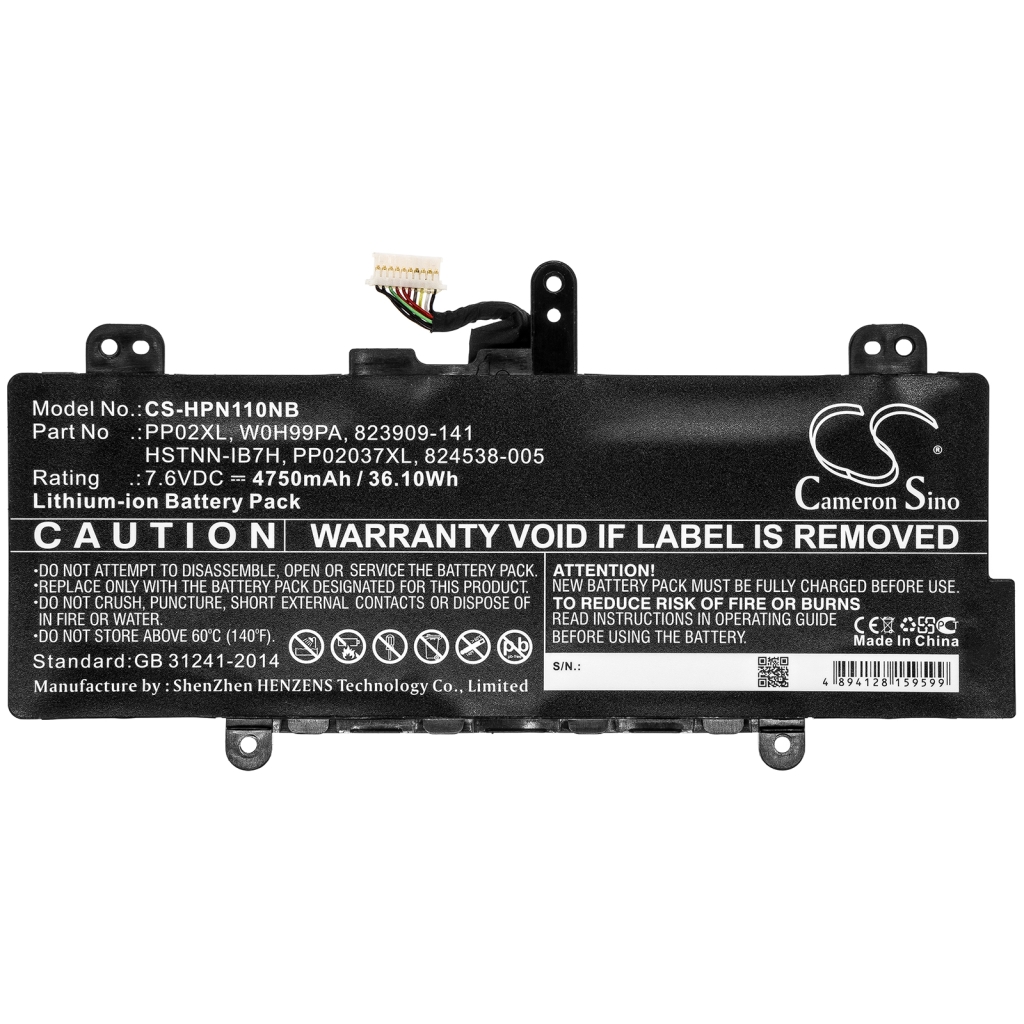 Battery Replaces PP02XL