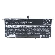 Kompatibel batteribyte för HP  HSTNN-LB50, TPN-F111, HSTNN-DB5Q, RG04XL, 734998-001...