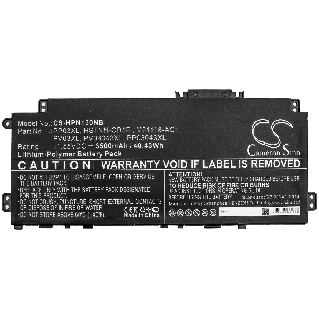 Battery Replaces PV03043XL