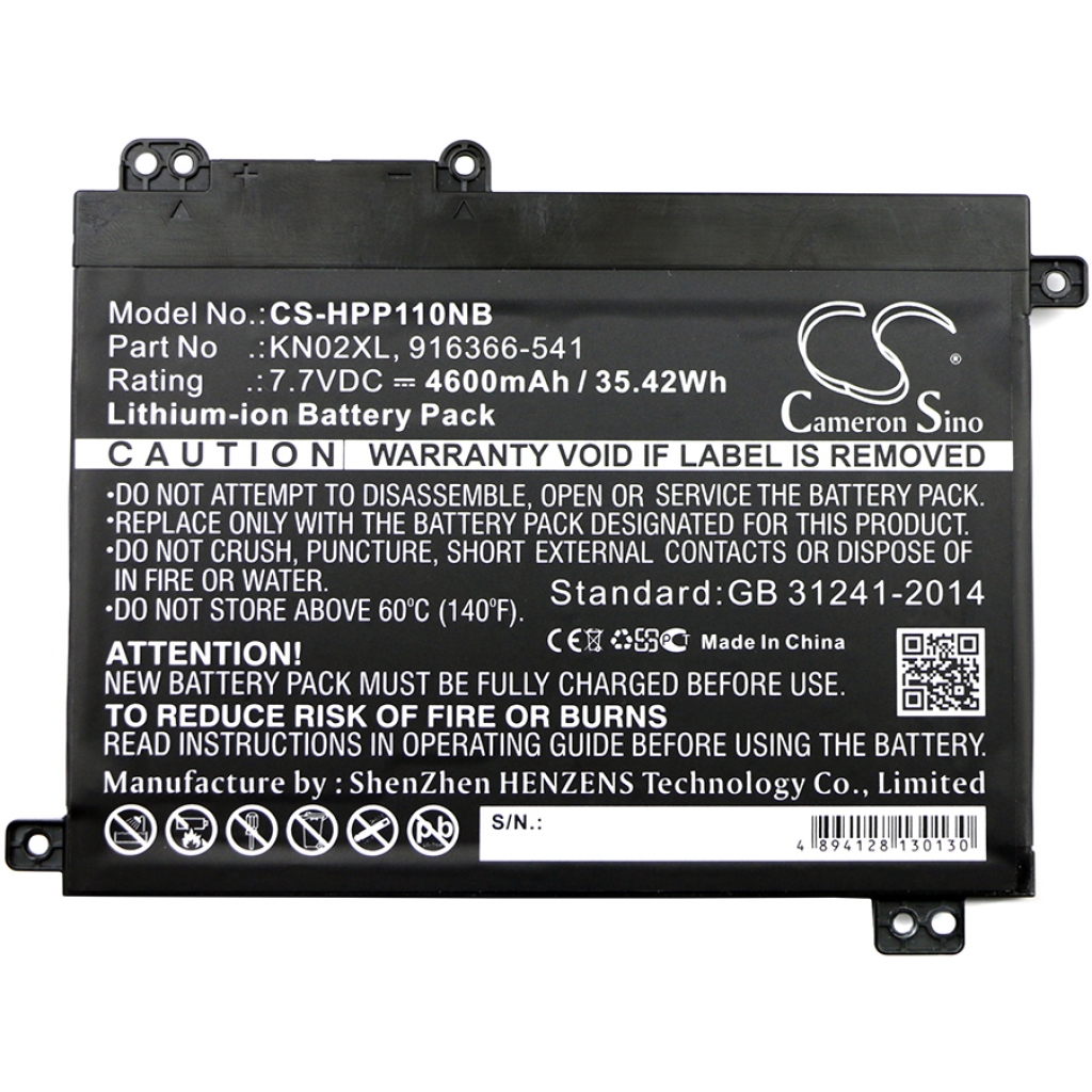 Batterier Ersätter HSTNN-IB7R