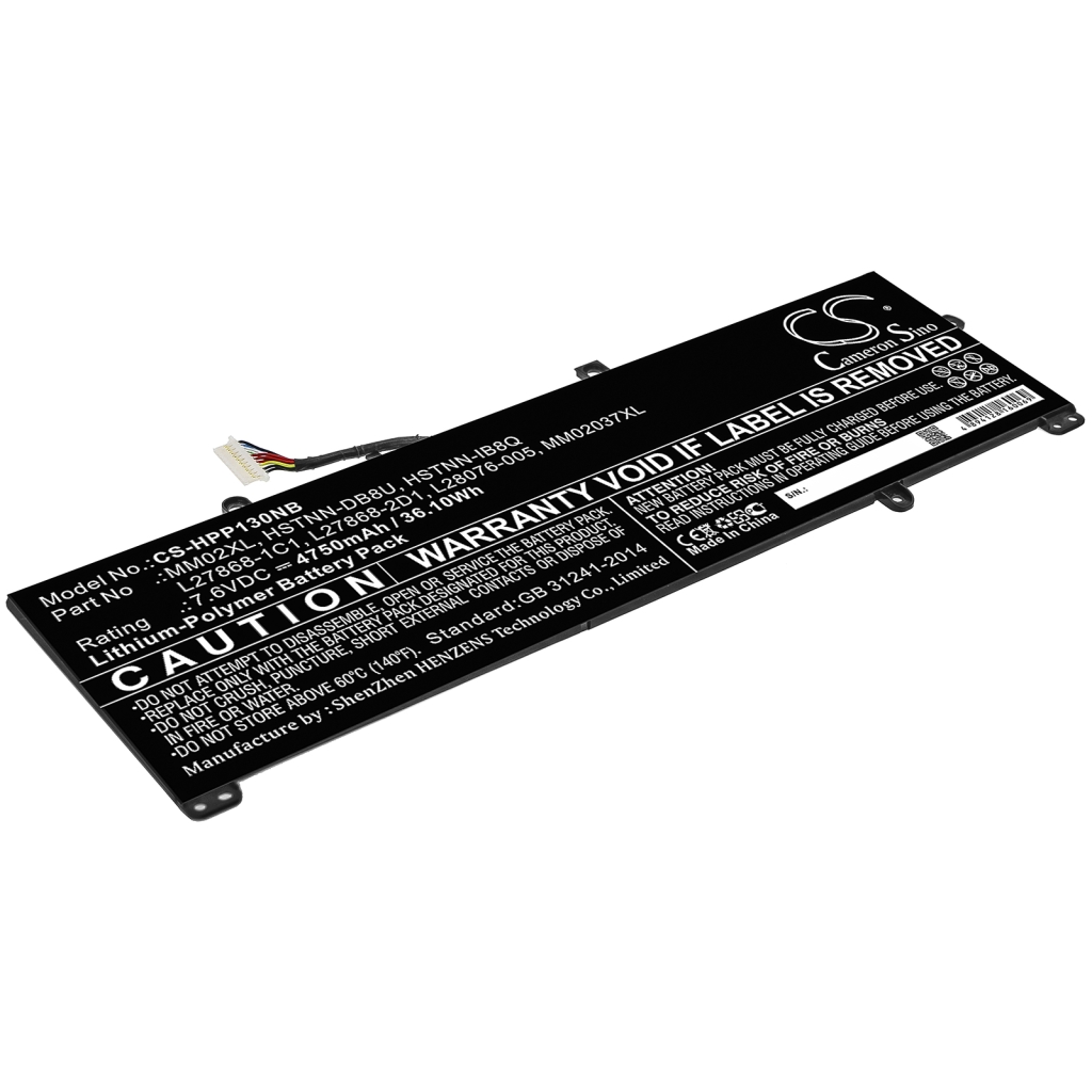 Battery Replaces MM02037XL