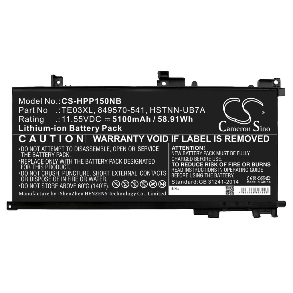 Battery Replaces TE03XL