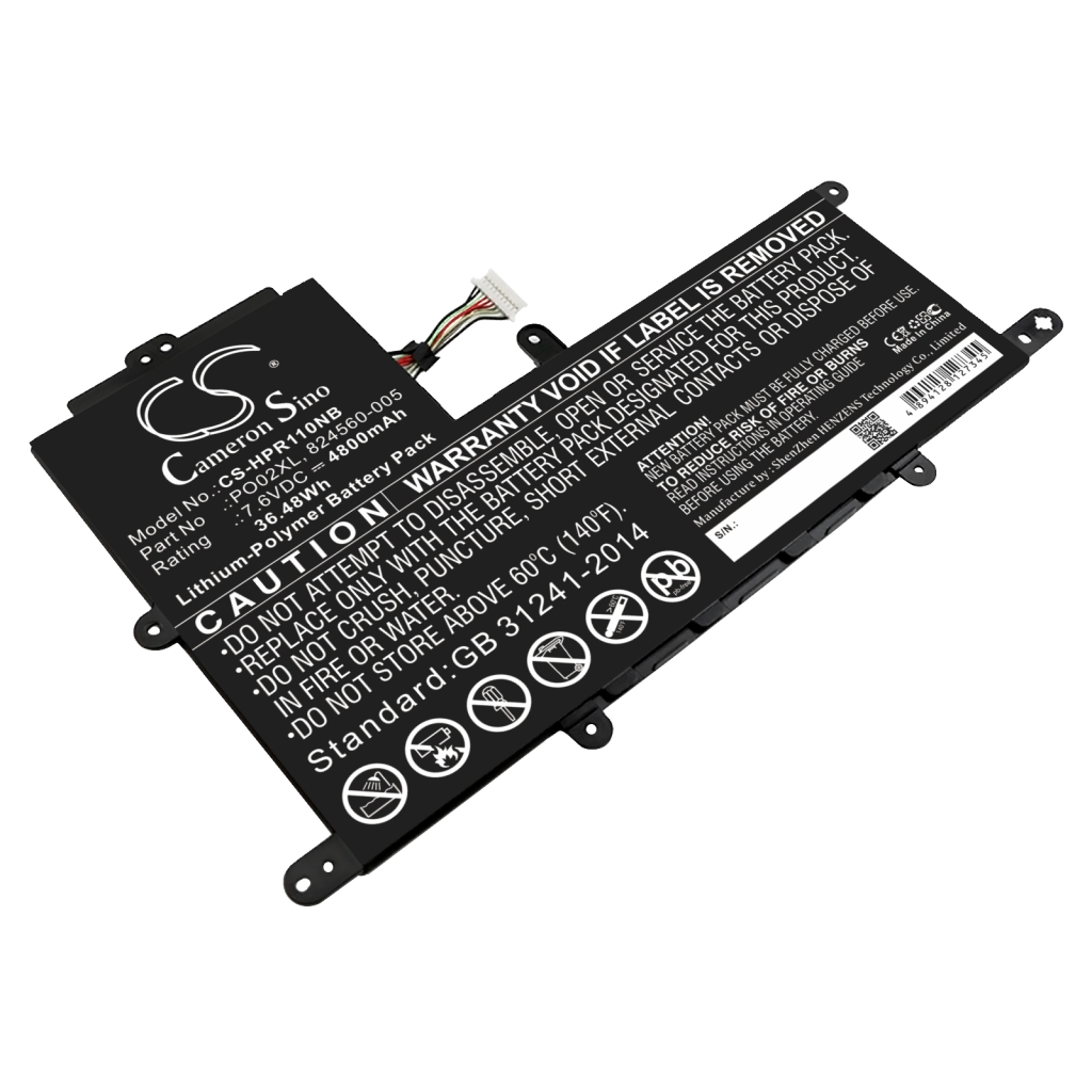 Battery Replaces P002037XL