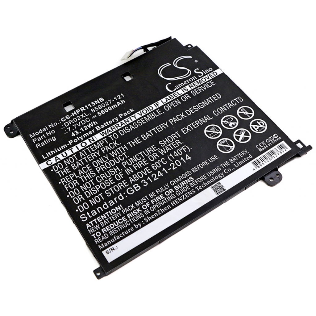 Batterier Ersätter Chromebook 11-V012NR