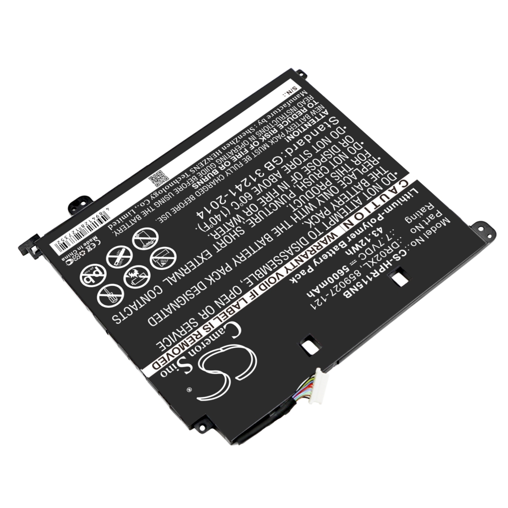 Batterier Ersätter Chromebook 11-V002DX