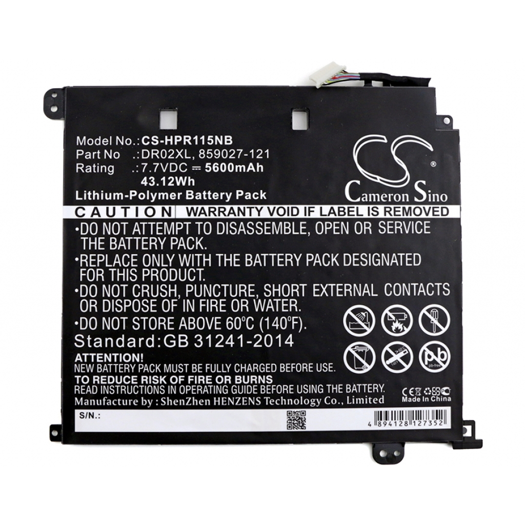 Batterier Ersätter HSTNN-IB7M