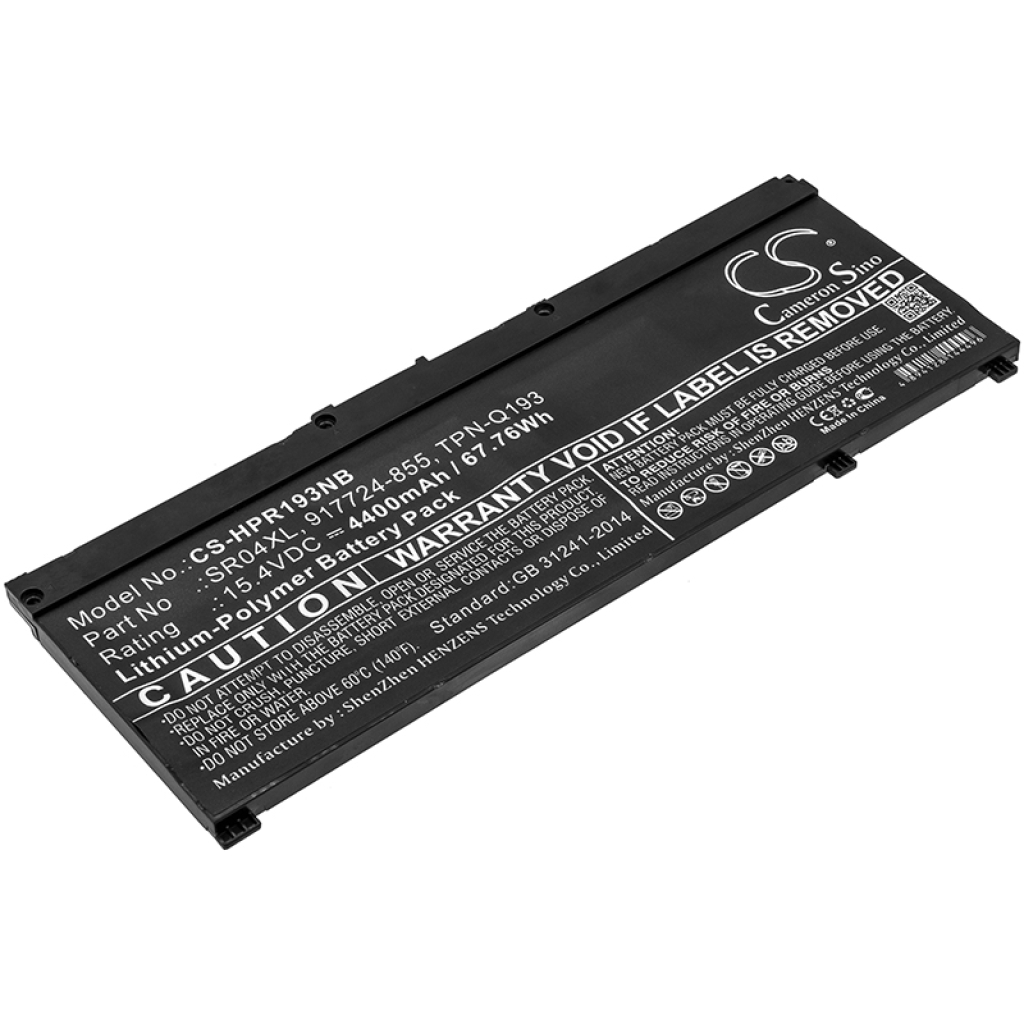 Batterier Ersätter OMEN 15-CE008TX