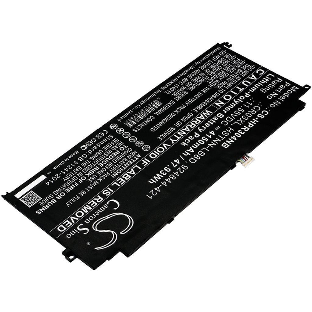 Batterier Ersätter Envy 12-E000 X2 Detachable PC