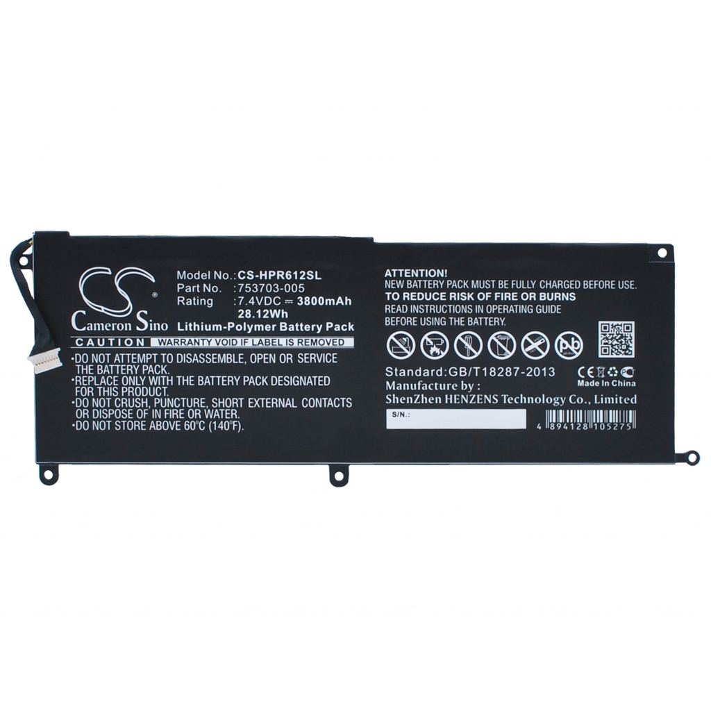 Batterier Ersätter Pro Tablet x2 612 G1(K4K77UT)