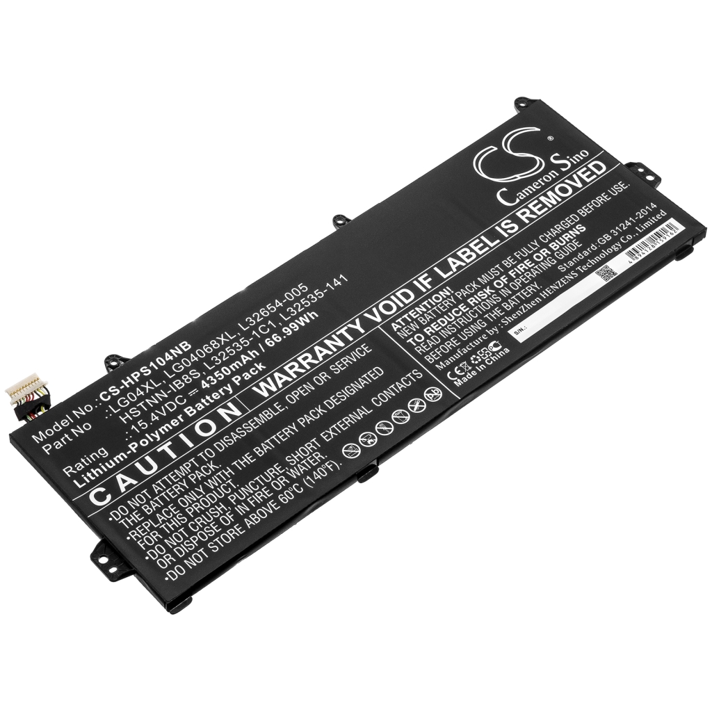 Batterier till bärbara datorer HP CS-HPS104NB