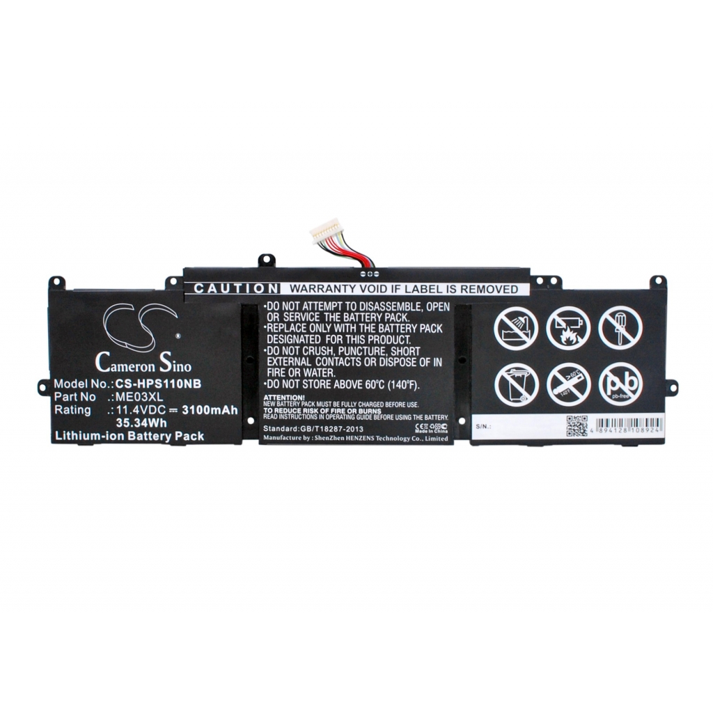 Batterier Ersätter Stream 11-D010TU-K5C70PA