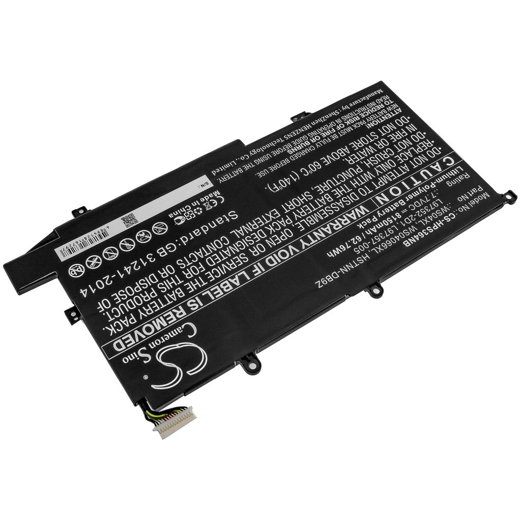 Batterier Ersätter Spectre x360 14-ea0002nx